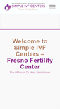 Mobile Screenshot of fresnofertilitycenter.com